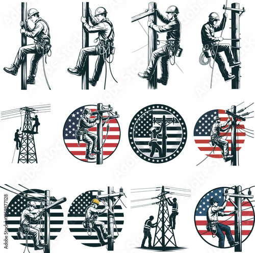 Lineman SVG, Electrician Cricut Cut File