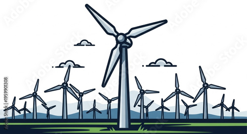 Wind Turbines - A Clean Energy Solution for a Sustainable Future.