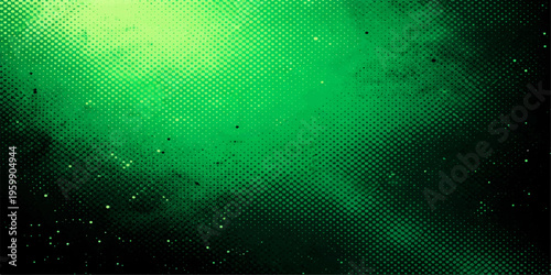 Green Starry Digital Texture