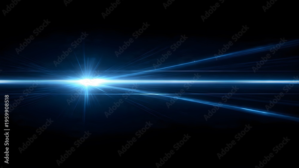 Naklejka premium abstract blue background with rays