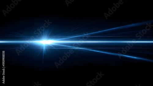 abstract blue background with rays