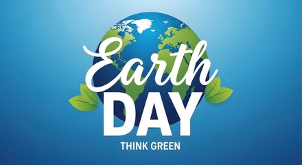 Professional Earth day awareness poster with globe concept desig