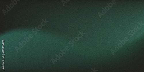 Abstract background Soft green light on dark background