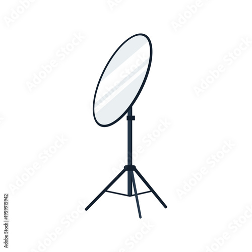 Oval Photography Reflector on a Stand, Studio Lighting Equipment