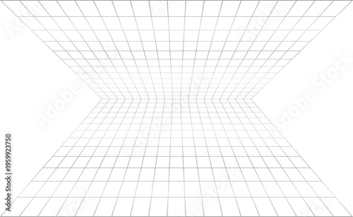 입체-3d-3차원-라인-선-와이어-그리드-망사-격자-와이어 프레임-모눈-은색-실버