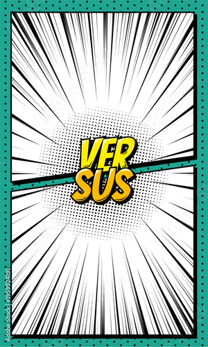 Comic Book Style Versus Background