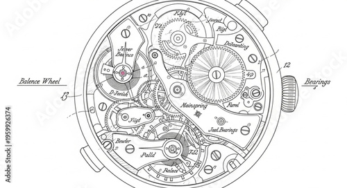 Astronomy Star Map Illustration.