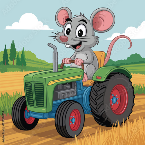 funny cartoon farmer