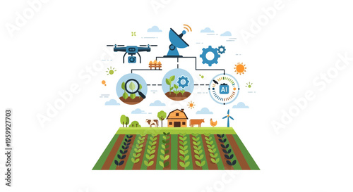 AI-Powered Smart Farming: Precision Agriculture with Drones, Satellites, and Data Analytics