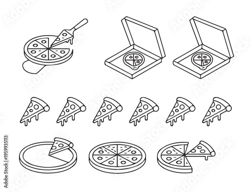 Pizza slices showing cheese pull and toppings