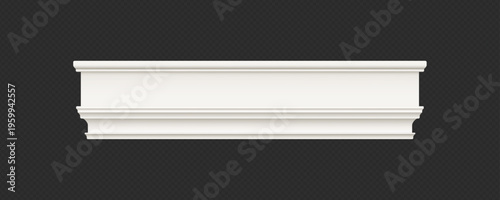 Classic Decorative Wall and Ceiling Molding Set – Elegant Crown Molding, Baseboard, and Architectural Trim Vector Collection