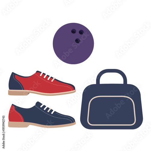 Bowling Ball and Pins Vector Illustration, Bowling Alley Sports SVG, bowling 