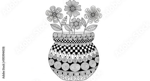 Crown on Jewel Encrusted Vase.