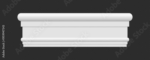 Classic Decorative Wall and Ceiling Molding Set – Elegant Crown Molding, Baseboard, and Architectural Trim Vector Collection