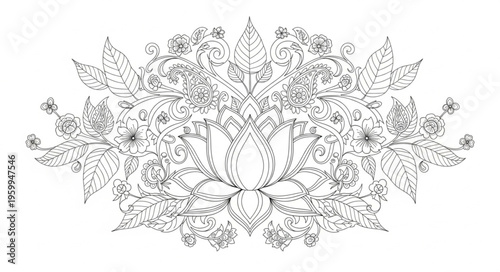 Detailed Snowflake Ice Crystal.