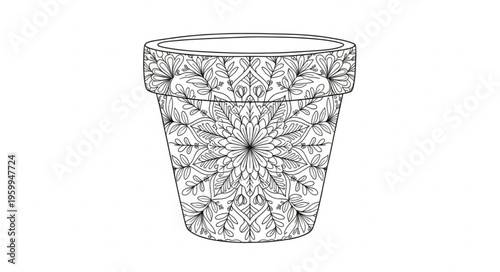 Diamond Encrusted Flower Pot.