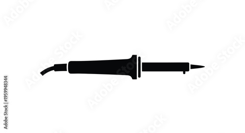 Black silhouette of a vintage gramophone with a flared horn silhouette