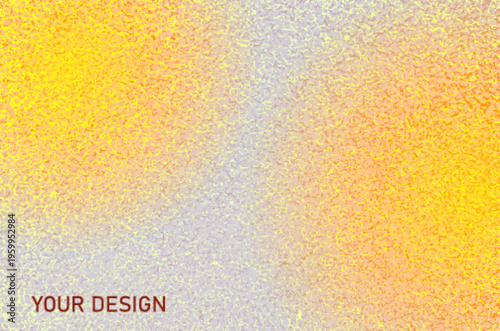 Abstract modern yellow orange background with texture. Grainy texture with color soft gradient. Abstract blurred background.