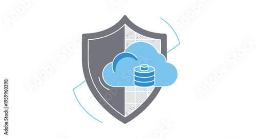 Data Security Shield with Cloud Storage Concept