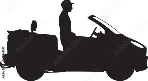 Convertible Icon silhouette