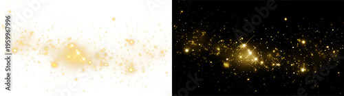 Tableau sur toile Fireworks png fireworks exploding against a black background, celebration Golden