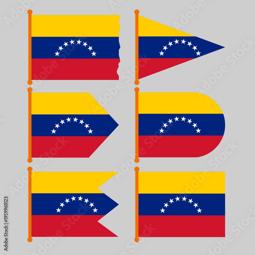Venezuela flag in different shapes
Vector flagpole with different shapes on a white background isolated Free Download Venezuela flag in different shapes
Vector flagpole with different shapes on a white background isolated - GFXLoad