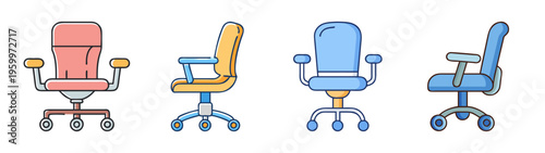 Office chair ergonomic desk chair swivel chair computer chair adjustable chair task chair set