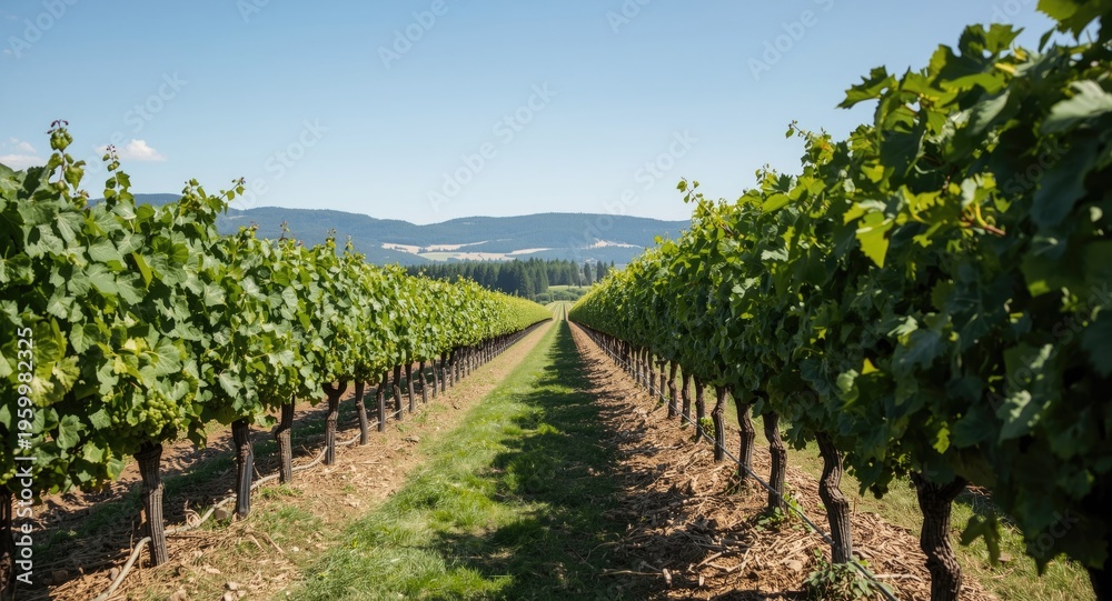 Fototapeta premium Modern Approaches to Managing Grape Vineyards