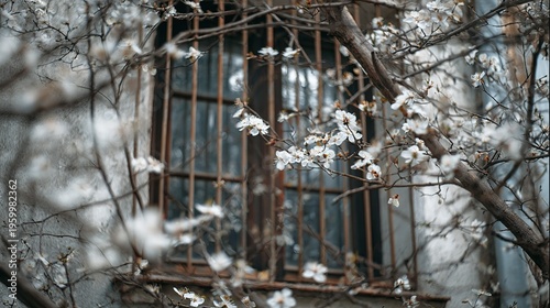 Tranquil Beauty in Urban Life: A Window into Nature and Architecture