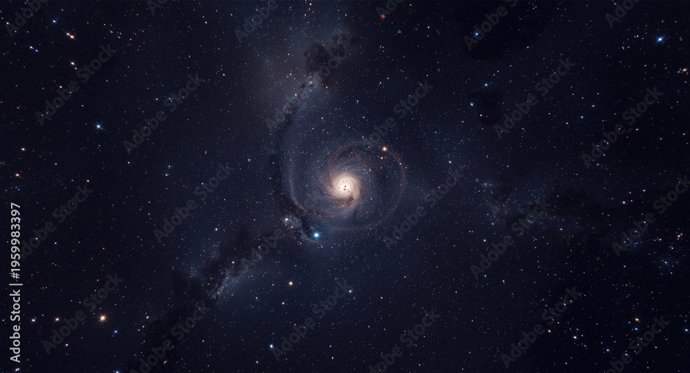 Fototapeta premium equirectangular spherical panorama with glowing nebula and celestial stars