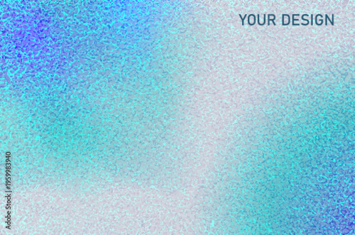 Abstract modern turquoise blue background with texture. Grainy texture with color soft gradient. Abstract blurred background.