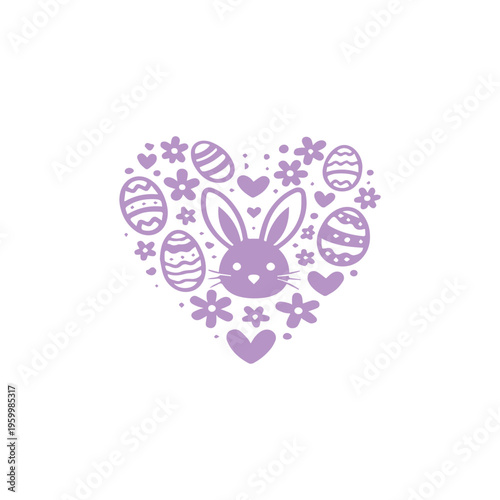 Hipster rabbit vector illustration set in streetwear and urban style