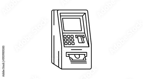 Minimalist Outline of an Automated Teller Machine