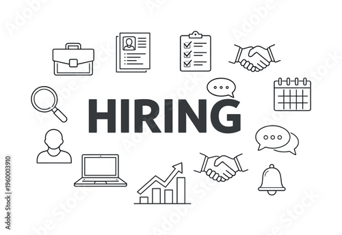 Professional job search and career opportunity discovery lifestyle focused on preparing applications, organizing interviews and building a confident path toward meaningful