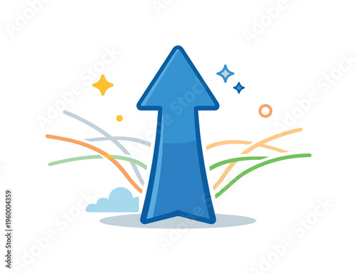 Decision clarity after uncertainty and narrowing options in complex situations, multiple faint paths converging into one bold arrow symbolizing resolved choice and clear direction