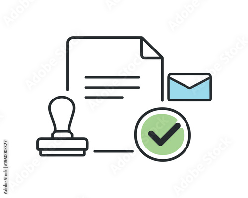 Administrative workflow and preparing official documents for shipment that supports structured business operations and timely information exchange between organizations, a minimal