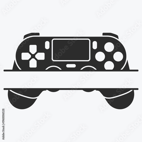 Game controller svg, Game controller Monogram svg