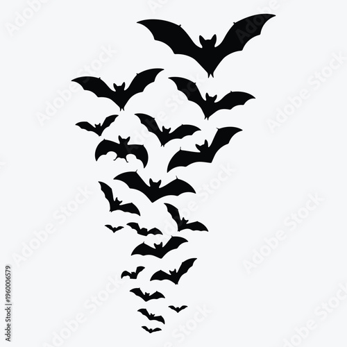 Flying Bats Svg,  Spooky svg