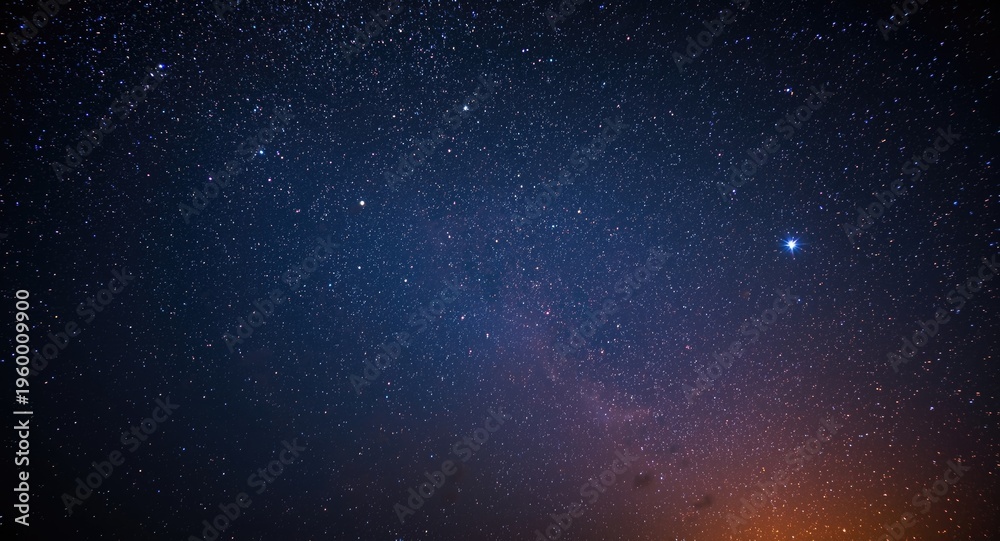 Fototapeta premium Majestic fireworks display lighting up the vastness of the Milky Way galaxy