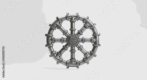 Ancient Wheel Symbolism - Dharma Chakra Representation