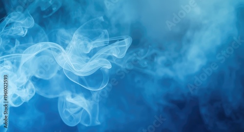 soft daylight illuminated blue gradient energy smoke texture backdrop