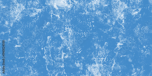 Blue white cracked grunge texture. Distressed blue abstract surface. Blue white rustic grunge texture. Aged blue peeling paint texture.