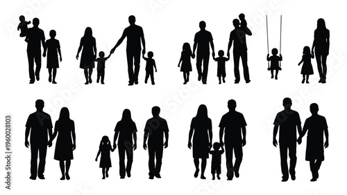 A group of people of different ages and relationships walking together