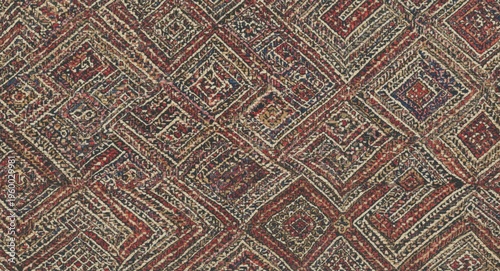 Picah Beling Artisan Textile with Detailed Ethnic Motifs