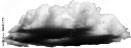 Cumulus Cloud: A dramatic portrayal of a singular cloud, a symbol of potential, change, and the ephemeral beauty found above.