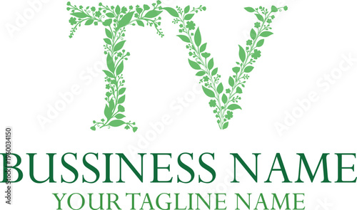 TV T tv initial logo | initial based abstract modern minimal creative logo, vector template image. luxury logotype logo, real estate homie logo. typography logo. initials logo