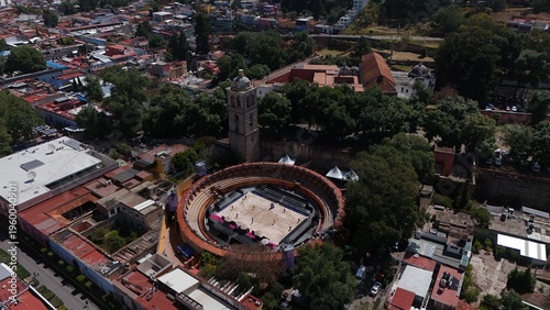 Cuadro en lienzo Plaza de Toros de Tlaxcala convertida en sede del Tour Mundial de Voleibol de Playa Challenge 2026
