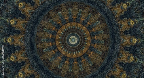 Imaginative mandala patterns generated by artificial intelligence art tools