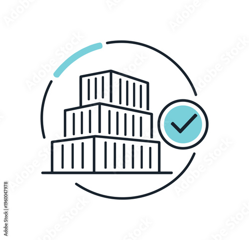 Warehouse management systems and synchronized inventory movement across international hubs that improve transparency and reduce operational delays, stacked shipping containers