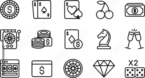 Pair of Dice with X2 Multiplier for Gambling Games